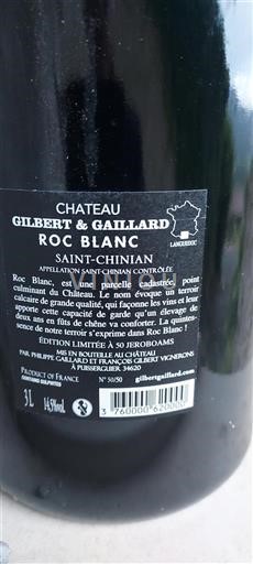 Langvedok Saint-Chinian Château Gilbert & Gaillard Roc Blanc 2016