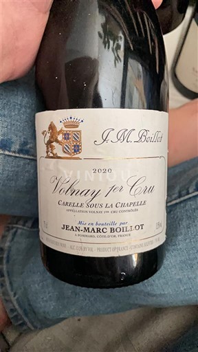 Bourgogne Volnay Premier Cru Jean-Marc Boillot Carelle Sous La Chapelle 2020
