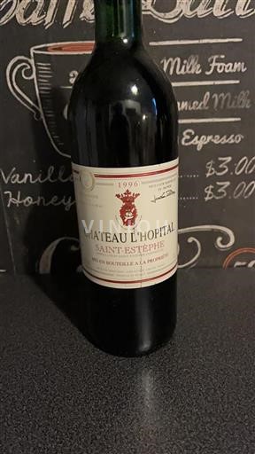 Burdeos Saint-Estèphe Château L'Hopital 1996