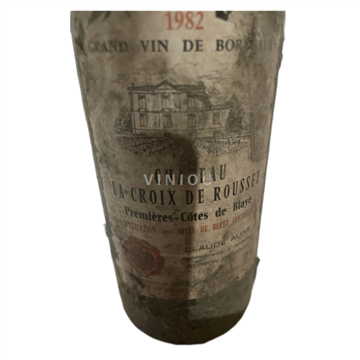 Bordeaux Ospecificerad Château La Croix de Rousset 1982