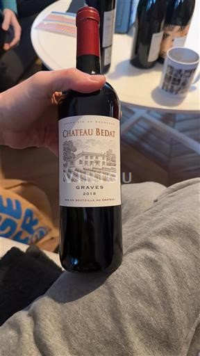 Bordeaux Graves Château Bédat 2018
