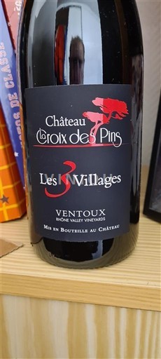 Vale do Ródano Ventoux Château La Croix des Pins Les 3 Villages Não Sazonado