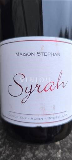 Rhônen laakso Rhône-laakso Maison Stephan Syrah 2023