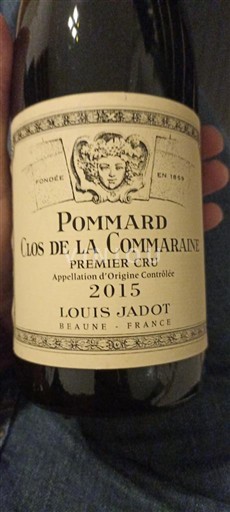 Borgoña Pommard Premier Cru Louis Jadot Clos de La Commaraine 2015