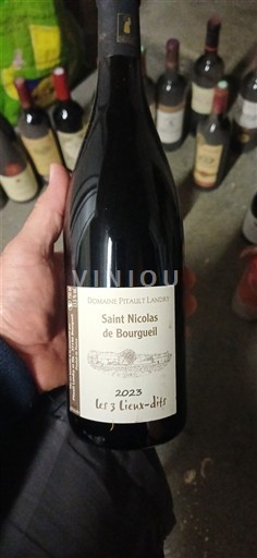 Vallée de la Loire Saint-Nicolas-De-Bourgueil Domaine Pitault Landry Les 3 lieux-dits 2023