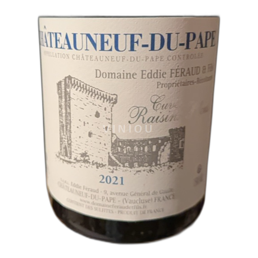 Rhône Valley Châteauneuf-du-Pape Domaine Eddie Féraud Raisins bleus 2021