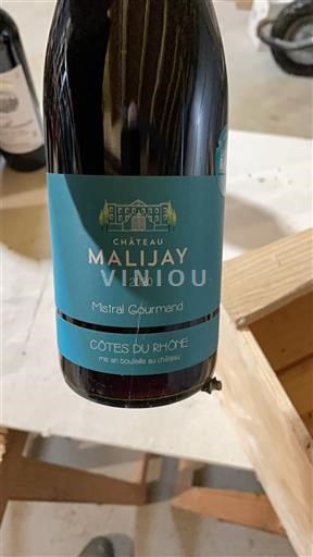 Rhônevallei Côtes-du-rhône Château Malijay Mistral Gourmand 2020