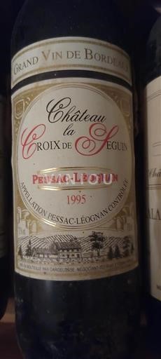 Bordeaux Pessac-Léognan Château La Croix de Seguin 1995