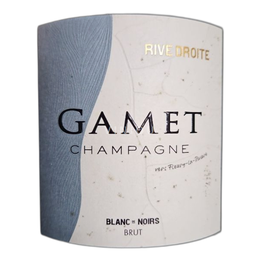 Champaña Champán Gamet Rive Droite 2022