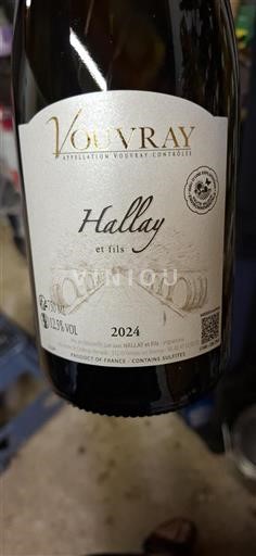 Dolina Loare Vouvray Hallay et fils 2024