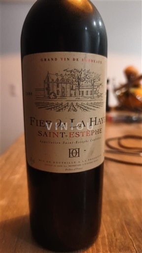 Bordeaux Saint-Estèphe Fief de La Haye 1998