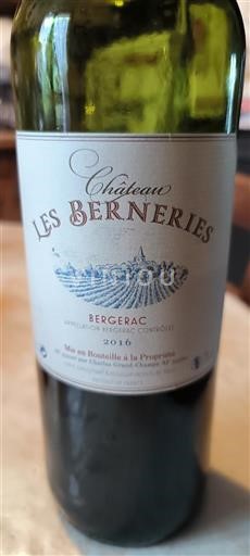Sud-Ovest Bergerac Château Les Berneries 2016