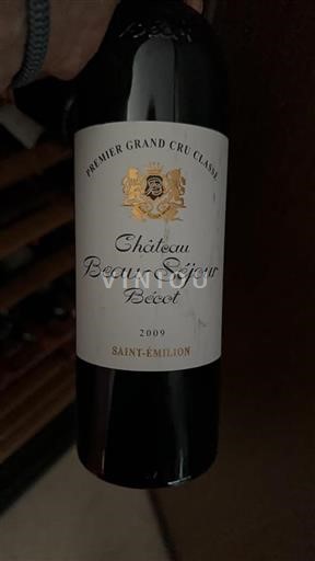 Bordeaux Saint-Émilion Premier Grand Cru Beau-Séjour Bécot 2009