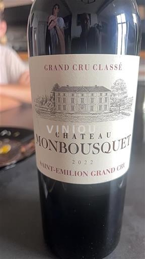 Bordeaux Saint-Émilion Grand Cru Grand Cru Monbousquet 2022