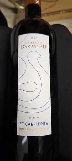 Provansa Côtes-de-Provence Château Barbanau Et Cae-Terra 2017