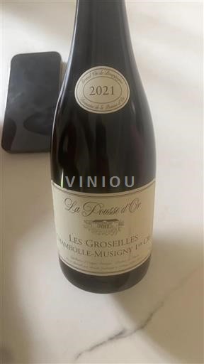 Bourgogne Chambolle-Musigny Premier Cru Domaine La Pousse Or Les Groseilles 2021