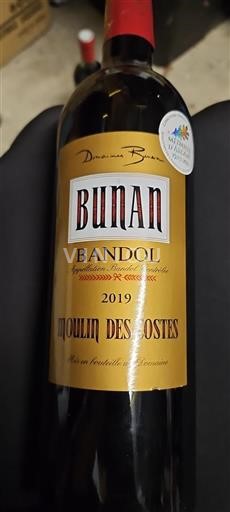 Provence Bandol Domaine S Bunan Moulin des Costes 2019