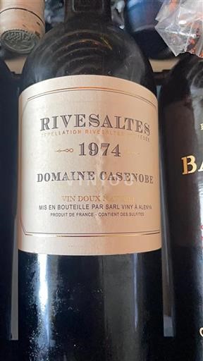 Roussillon Rivesaltes Domaine Casenobe 1974