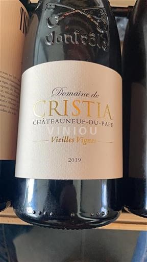 Údolí Rhôny Châteauneuf-du-Pape Domaine Cristia Vieilles Vignes 2019