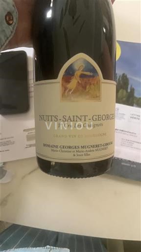 Bourgondië Nuits-saint-georges Premier Cru Domaine Georges Mugneret-Gibourg 1er Cru Les Chaignots Niet-geïntegreerd