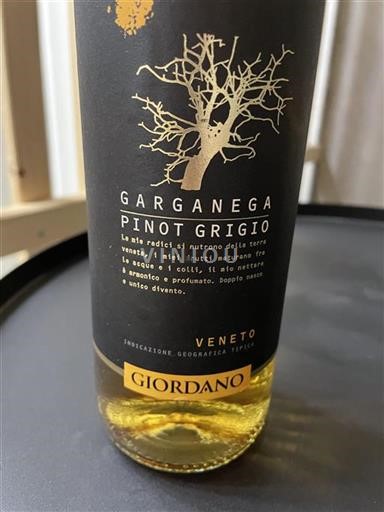 Wines of Veneto Veneto Giordano Garganega Pinot Grigio 2016