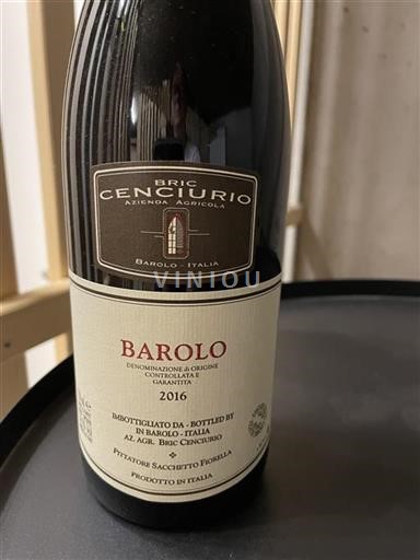 Piedmont Barolo Bric Cenciurio 2016