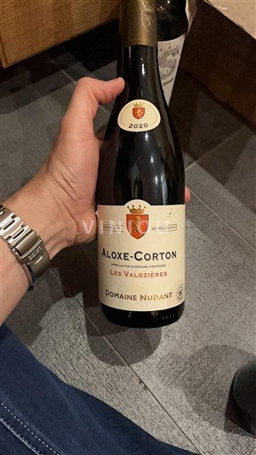 Burgundi Aloxe-Corton Grand Cru Domaine Nudant Les Valozières 2020