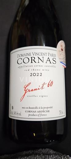 Rhône Valley Cornas Domaine Vincent Paris Granit 60 2022