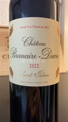 Bordéus Saint-Julien Grand Cru Château Branaire-Ducru 2022