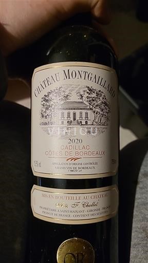 Bordeaux Cadillac-côtes-de-bordeaux Château Montgaillard 2020