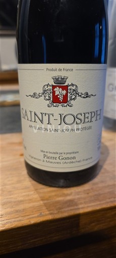 Vallée du Rhône Saint-Joseph Pierre Gonon 2023