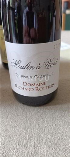 Beaujolais Moulin-à-vent Richard Rottiers Dernier Souffle 2022