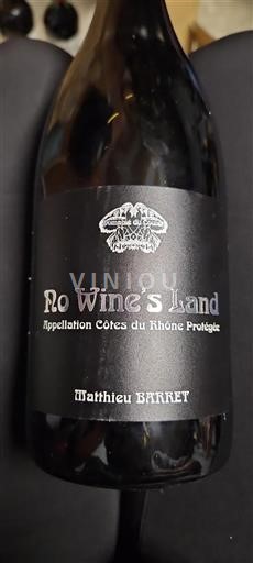 Vin Rouge sec No Wine's Land Domaine Coulet 2023 France Vallée du Rhône Côtes-du-rhône AOC biodynamie