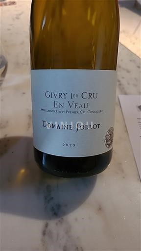 Borgoña Givry Premier Cru Domaine Joblot En Veau 2023