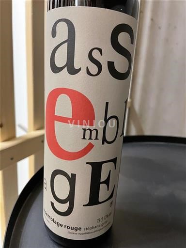 Genf Genf AOC Stéphane Gros Assemblage Rouge Ohne Jahrgang