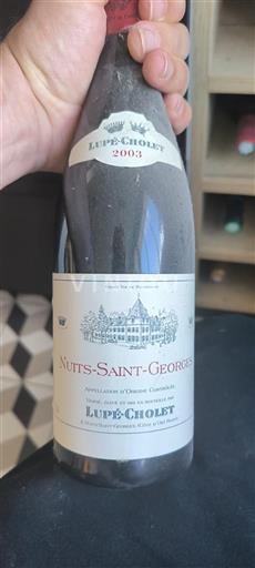Bourgogne Nuits-saint-georges Lupé-Cholet 2003