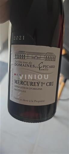 Burgundsko Mercurey Premier Cru Domaine La Famille Picard 2021
