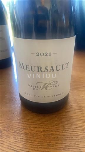 Bourgondië Meursault Miller Cyrot 2021