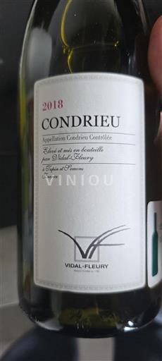 Rhônen laakso Condrieu Vidal-Fleury 2018