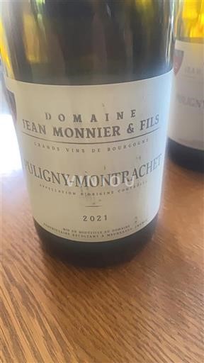 Burgundija Puligny-Montrachet Jean Monnier & Fils 2021