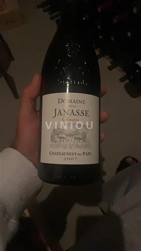Rhônedalen Châteauneuf-du-Pape Domaine La Janasse Chaupin 2007