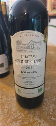 Bordeaux Château Moulin de Pillardot 2019