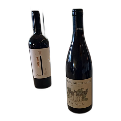 Vin Rouge sec Château Coulaine 2018 France Vallée de la Loire Chinon AOC