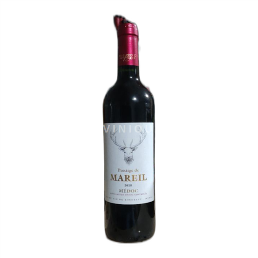 Vin Rouge sec Prestige de Mareil Château Mareil 2018 France Bordeaux Médoc AOC