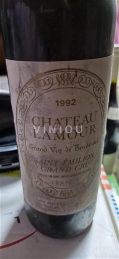 Bordeaux Saint-Émilion Grand Cru Grand Cru Château Lamour 1992