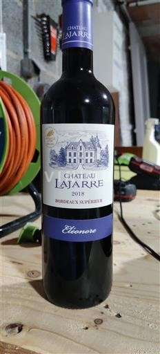 Burdeos Bordeaux superior Château Lajarre Eléonore 2018