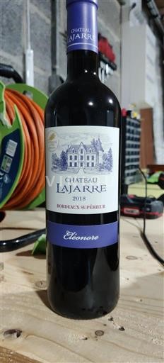 Bordeaux Bordeaux supérieur Château Lajarre Eléonore 2018