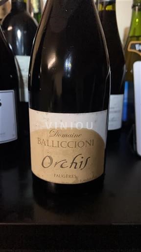 Langvedok Faugères Domaine Balliccioni Orchis 2018