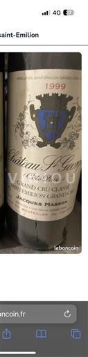 Bordéus Saint-Émilion Grand Cru Grand Cru Classé St. Georges, Côte Pavie 1999