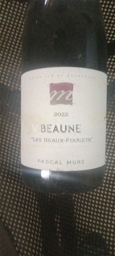Burgundi Beaune Pascal Mure Les Beaux-Fougets 2022